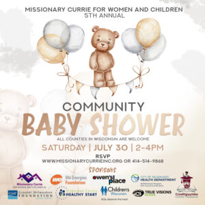 Missionary Currie_5th Annual Community Baby Shower Flyer